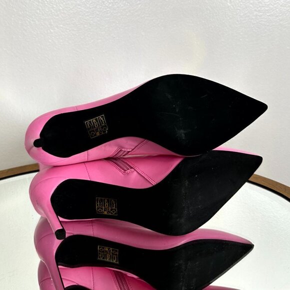 Jeffrey Campbell Bubblegum Pink Stiletto Boots - Picture 6 of 8